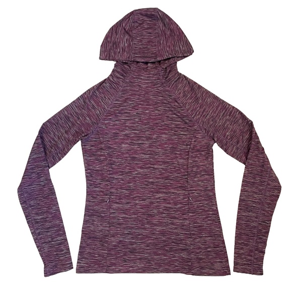 EUC Mountain Warehouse ISOCOOL Hooded Shirt in Heathered Purple Size US6 - Picture 1 of 6